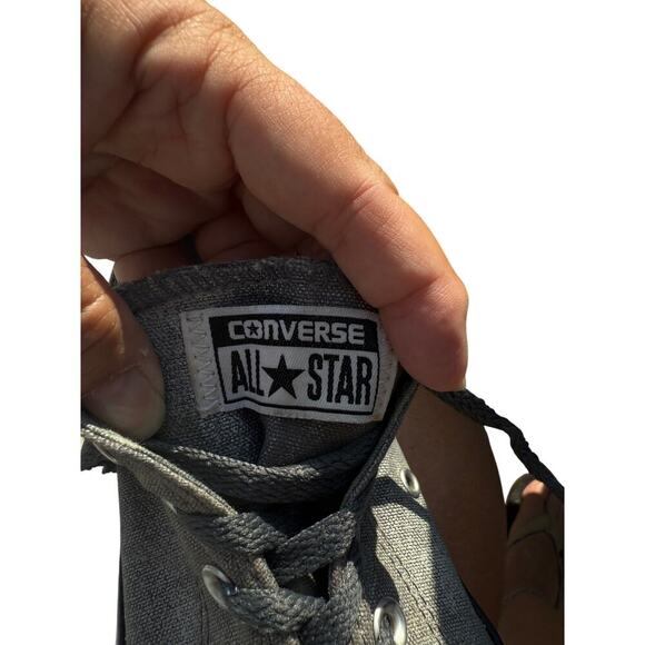 Converse Women's Size 10 Stone Wash Gray All Star - Picture 7 of 8